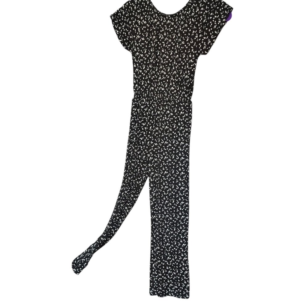 Elegant Black and White Jumpsuit